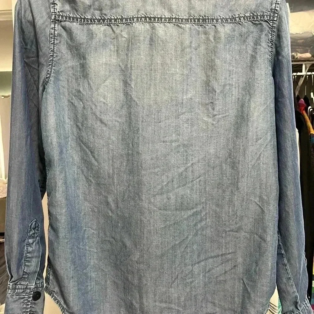 J Crew 100% Lyocell shirt blouse sz s